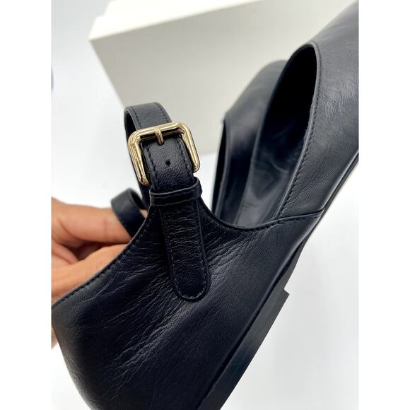 Co. Round Toe D'Orsay Flat in Black size 39.5 - Picture 11 of 14